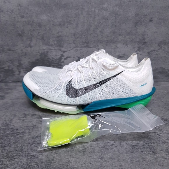 NIKE ZoomX Victory 2 Track Spikes Mens 4 Womens 5.5 White Algae Green Nby